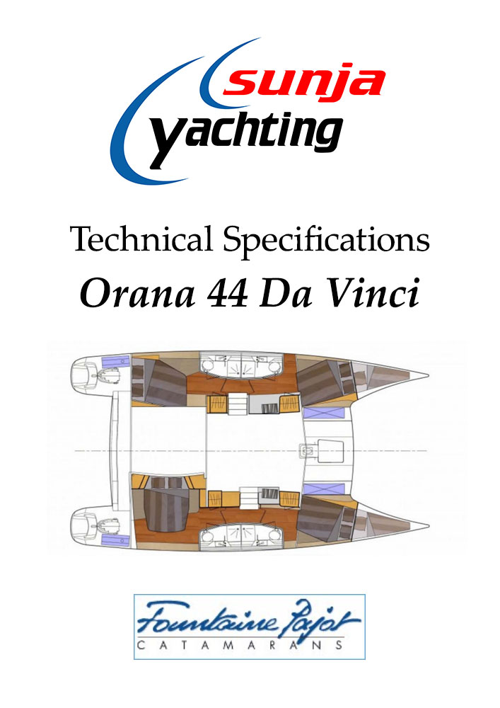 Technical Specifications Orana 44 Da Vinci