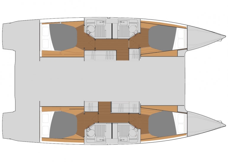 cabin layout - Astrea 42