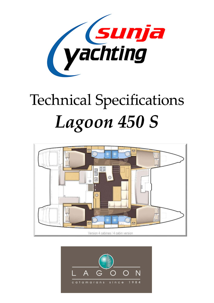 Technical Specifications Lagoon 450 Sport Top
