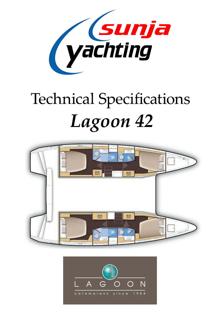 Technical Specifications Lagoon 42