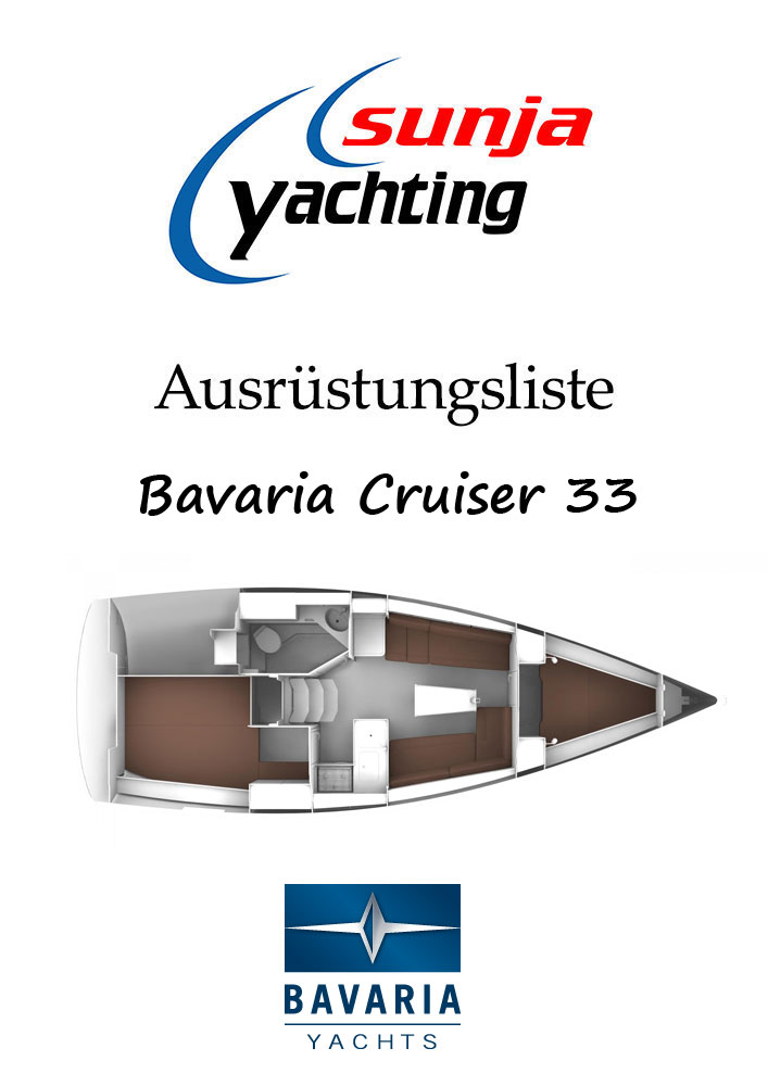 Bavaria Cruiser 33 equipment list
