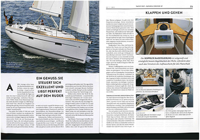 <a title="Bavaria Cruiser 37 Testbericht PDF" href="http://www.segeln-kroatien.com/images/Segelyachten/2_Kabinen/Bavaria/Bavaria_37_Cruiser/PDF/TestCR37-Yacht16-juli13.pdf" target="_blank"><span><strong><br />Bavaria Cruiser 37 Testbericht PDF</strong></span></a>