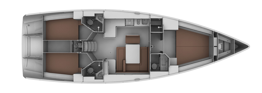 Bavaria 45 Cruiser Riss