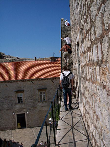Steep stairs Dubrovnik