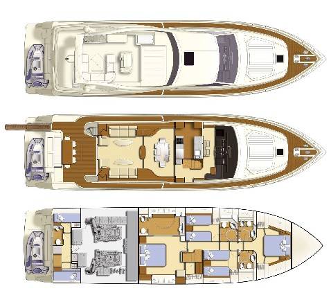 Ferretti 731 Kroatien