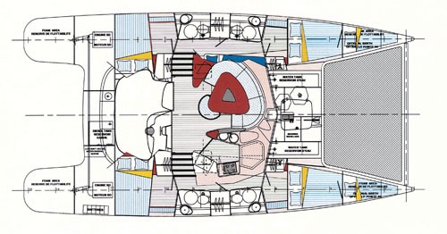 Fountaine Pajot Bahia 46 sketch