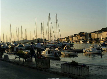 Mali Losinj marina harbour