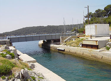 swivel bridge Mali Losinj