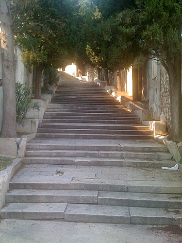 Romantic staircase Sibenik