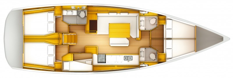 Jeanneau Sun Odyssey 509 Riss