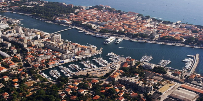 Hafen von Zadar Splash