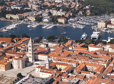 Luftaufnahme von Zadar